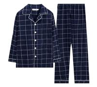 Gyaimxfu Pantalón Pijama Hombre Talla Grande Invierno Verano Pijamas a Juego Pareja Hombre Algodón Camiseta Moda Ligero Pijama Suelta y Ocio Pijama Hombre Manga Larga para Bañarse