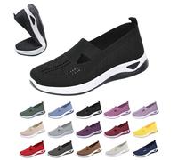 Gyaimxfu Zapatos Ortopédicos para Mujer con Malla Zapatillas Sin Cordones para Mujer Sin Manos Antideslizantes para Caminar Zapatillas Ortopédicas de Plataforma Ligeras Cómodas para Senderismo,Caminar