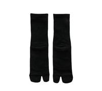 Gyaru Tabi Socks Downtown Girls Estética Tabi Flip Flop Calcetines Coqutte V-Toe Sandalia Calcetines Cottagecore Accesorios, Negro -, talla única