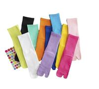 Gyaru Tabi Socks Downtown Girls Estética Tabi Flip Flop Calcetines Coqutte V-Toe Sandalia Calcetines Cottagecore Accesorios, 11 pares, talla única