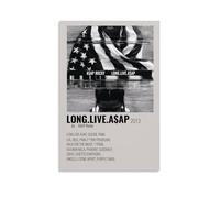 GYBDNS ASAP Rocky Live.Love.A$APArt - Álbum de pintura en lienzo para pared, estilo hip-hop, pintura al óleo, lienzo decorativo, 30 x 45 cm, estilo sin marco, 30