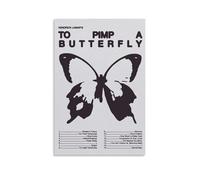 GYBDNS Kendrick Lamar To Pimp A ButterflyArt - Álbum de arte para pared, arte de pared, álbum de música hip-hop, pintura al óleo, lienzo decorativo, 30 x 45 cm, estilo sin marco, 40