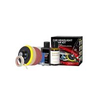 GYCAQAC Kit de Pulido y Restauración de Faros de Coche, Headlight Polishing Kit, Restauracion Faros, Kit Completo para Elimina Amarillo y Rasguños, Restaurador de Faros Turbios y Desgastados