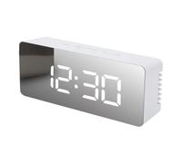 GYCAQAC Reloj Despertador Digital, con Temperatura, Fecha y Día de la Semana, 12/24 Horas, Despertador Alarma Dual Digital Alarm Clock, para Oficina, Viaje, Reloj Mesita de Noche Sobremesa