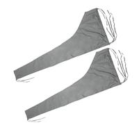 Gycdwjh 210d Cubierta Botavara Vela Mayor, 2pcs Cubierta Vela Mayor Servicio Pesado, Cubierta Impermeable Tela Oxford Velas Al Aire Libre con Bolsa de Almacenamiento,Gris,9~10ft(320 * 94cm)