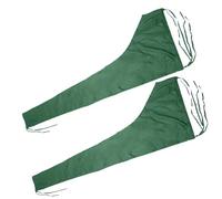 Gycdwjh 2pcs Cubierta para Botavara de Exterior, Cubierta para Botavara de Vela Mayor 600D Impermeable a Prueba de Polvo, Apto para Todas Las Estaciones,Verde,10~11ft(340 * 95cm)