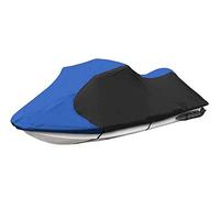 Gycdwjh Funda for Moto Acuática, Trailerable Jet Ski Cover 600D Tela Oxford Resistente con Revestimiento Impermeable for 2 o 3 Personas PWC Jet Ski,116~135"/(L4.2m×W2.47m)