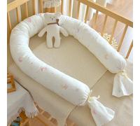 GYCF Almohada Dormir de Lado, Cojín Barrera Cama, Anticolisión Cojín del Sueño, Arandilla de Cojín contra Caídas, Cojín Barandilla Cama,C02,200CM