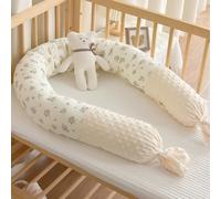 GYCF Almohada Dormir de Lado, Cojín Barrera Cama, Anticolisión Cojín del Sueño, Arandilla de Cojín contra Caídas, Cojín Barandilla Cama,B02,200CM