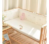 GYCF Anticolisión Cojín De Blanda, Cojín Barandilla Cama, Suave Cojín Cama de Lateral Decorativos,A11,150x28CM