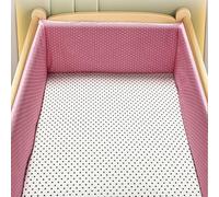 GYCF Cojín Barandilla Cama, Suave Cojín Barrera Cama, Acolchado del Marco De La Cama, Arandilla de Cojín contra Caídas,A05,180x30CM