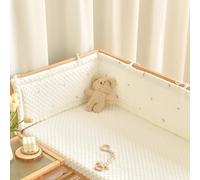 GYCF Cojín Barandilla Cama, Suave Colisiones Cojín Guardia de Lateral, Suave Cojín Guardia de Lateral contra Caídas,A09,240x28CM