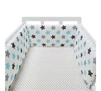 GYCF Cojín Barandilla de Seguridad para Niños, Protector de Cama, Suave Transpirable Alfombra Anticolisión para El Hogar Fácil, Protección Integral para Evitar Colisiones,A24,150x30CM