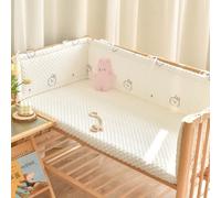 GYCF Cojín Guardia Lateral Cabeza Cama, Colisiones Cojín de Cama, Cojín Barandilla Cama, Suave Cojín contra Caídas,A06,120x28CM