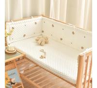 GYCF Colisiones Cojín de Cama contra Caídas, Suave Cojín Barandilla Cama, Cojín Guardia de Lateral Cabeza,A01,160x28CM