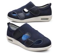 GYCF Zapatos Diabéticos, Zapatillas Ortopédicos Pie Diabetico, Ancianos Zapatos Caminar, Zapatillas Transpirables para Pies Hinchados Artritis Edema Fascitis Plantar,A02,39EU