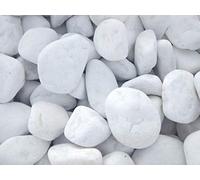 GYD Saco Piedra Decorativa Jardin Canto RODADO Blanco Puro 40-60 MM 10 KG…