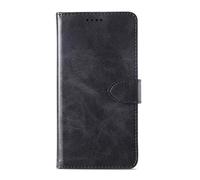 GYDQQKJ DQG Funda para Doogee S95 Pro, Carcasa Leather Tapa Bumper Silicona Caso TPU Soporte Cartera Case Flip Cuero Wallet Cover para Doogee S95 Pro (6.30") - Black