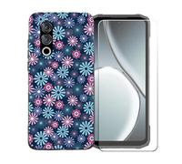 GYDQQKJ Funda para Doogee Blade 10 Power + Protector de Pantalla Protectora Vidrio Cristal Film Templado, Negro Suave TPU Silicona Cover Carcasa Caso Case para (6.60") - BST19