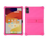 GYDQQKJ Funda para Doogee Tab A9 Pro Plus (11.0"), Carcasa Shell Rojo Rosa Flexible Ultra Soft Slim Suave TPU Silicona Cover Gel Tapa Caso Case para - Rojo Rosa