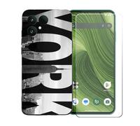 GYDQQKJ Funda para Fairphone 6 + Protector de Pantalla Protectora Vidrio Cristal Film Templado, Negro Suave TPU Silicona Cover Carcasa Caso Case para (6.31") - BST5