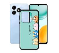 GYDQQKJ Funda para Honor X5C, Carcasa Shell Negro Flexible Ultra Soft Slim Suave TPU Silicona Cover Gel Tapa Caso Case para (6.74") - LH68