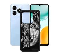 GYDQQKJ Funda para Honor X5C, Carcasa Shell Negro Flexible Ultra Soft Slim Suave TPU Silicona Cover Gel Tapa Caso Case para (6.74") - LH42