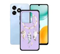 GYDQQKJ Funda para Honor X5C, Carcasa Shell Negro Flexible Ultra Soft Slim Suave TPU Silicona Cover Gel Tapa Caso Case para (6.74") - LH85