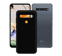 GYDQQKJ Funda para LG K51S, DQG Negro Flexible Carcasa Shell Ultra Slim Suave TPU Silicona Cover Gel Tapa Caso Case para (6.55")