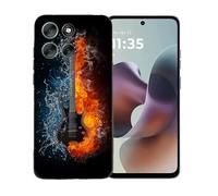 GYDQQKJ Funda para Motorola Moto G56, Carcasa Shell Negro Flexible Ultra Soft Slim Suave TPU Silicona Cover Gel Tapa Caso Case para Motorola Moto G56 (6.72") - BST16