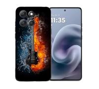 GYDQQKJ Funda para Motorola Moto G66j, Carcasa Shell Negro Flexible Ultra Soft Slim Suave TPU Silicona Cover Gel Tapa Caso Case para Motorola Moto G66j (6.72") - BST16