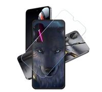 GYDQQKJ Funda para Nubia Neo 2 5G + Protector de Pantalla Protectora Vidrio Cristal Film Templado, Negro Suave TPU Silicona Cover Carcasa Caso Case para (6.72") - LH97