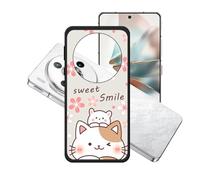 GYDQQKJ Funda para Nubia Z60S Pro, Carcasa Shell Negro Flexible Ultra Soft Slim Suave TPU Silicona Cover Gel Tapa Caso Case para (6.78") - LH64