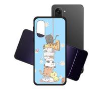 GYDQQKJ Funda para OnePlus Nord CE5, Carcasa Shell Negro Flexible Ultra Soft Slim Suave TPU Silicona Cover Gel Tapa Caso Case para (6.77") - LH63