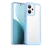 GYDQQKJ Funda para OPPO Reno 14 F 5G, Azul Flexible Carcasa Shell Ultra Slim Suave TPU Silicona Cover Gel Tapa Caso Case para OPPO Reno 14 F 5G (6.67") - Azul