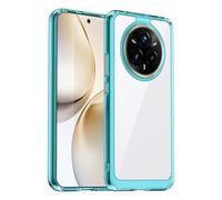 GYDQQKJ Funda para Realme 14 Pro Plus, Translúcido Azul Flexible Carcasa Shell Ultra Slim Suave TPU Silicona Cover Gel Tapa Caso Case para Realme 14 Pro Plus (6.83")