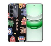 GYDQQKJ Funda para Realme C73 5G, Carcasa Shell Negro Flexible Ultra Soft Slim Suave TPU Silicona Cover Gel Tapa Caso Case para Realme C73 5G (6.67") - LLM45