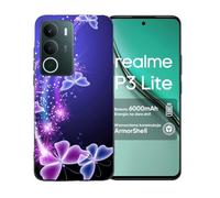 GYDQQKJ Funda para Realme P3 Lite 4G, Carcasa Shell Negro Flexible Ultra Soft Slim Suave TPU Silicona Cover Gel Tapa Caso Case para Realme P3 Lite 4G (6.67") - BST7