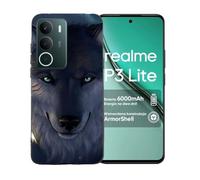 GYDQQKJ Funda para Realme P3 Lite 4G, Carcasa Shell Negro Flexible Ultra Soft Slim Suave TPU Silicona Cover Gel Tapa Caso Case para Realme P3 Lite 4G (6.67") - BST12
