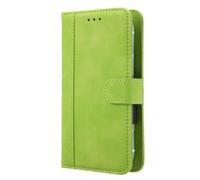 GYDQQKJ Funda para SPC Zeus 4G Pro (5.50 "), Carcasa Leather Tapa Bumper Caso PU Soporte Cartera Case Flip Cuero Wallet Cover, para Verde -FG