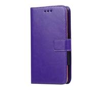 GYDQQKJ Funda para SPC Zeus 4G Pro (5.50 "), Carcasa Leather Tapa Bumper Caso PU Soporte Cartera Case Flip Cuero Wallet Cover, para Morado -SXT