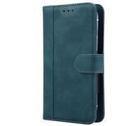 GYDQQKJ Funda para SPC Zeus 4G Pro (5.50 "), Carcasa Leather Tapa Bumper Caso PU Soporte Cartera Case Flip Cuero Wallet Cover, para Azul -FG