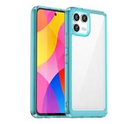 GYDQQKJ Funda para T-Mobile Revvl 3 Pro, Translúcido Azul Flexible Carcasa Shell Ultra Slim Suave TPU Silicona Cover Gel Tapa Caso Case para T-Mobile Revvl 3 Pro (6.80")