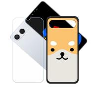 GYDQQKJ Funda para Tecno Spark GO 5G + Protector de Pantalla Protectora Vidrio Cristal Film Templado, Negro Suave TPU Silicona Cover Carcasa Caso Case para (6.74") - LH83