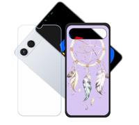 GYDQQKJ Funda para Tecno Spark GO 5G + Protector de Pantalla Protectora Vidrio Cristal Film Templado, Negro Suave TPU Silicona Cover Carcasa Caso Case para (6.74") - LH85