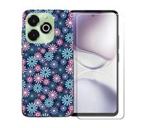 GYDQQKJ Funda para Umidigi Note 100x 5G + Protector de Pantalla Protectora Vidrio Cristal Film Templado, Negro Suave TPU Silicona Cover Carcasa Caso Case para (6.80") - BST19