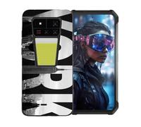 GYDQQKJ Funda para Unihertz 8849 Tank 4 Pro, Carcasa Shell Negro Flexible Ultra Soft Slim Suave TPU Silicona Cover Gel Tapa Caso Case para Unihertz 8849 Tank 4 Pro (6.73") - BST5