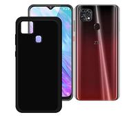 GYDQQKJ Funda para ZTE Blade 10 Smart, DQG Negro Flexible Carcasa Shell Ultra Slim Suave TPU Silicona Cover Gel Tapa Caso Case para (6.49")