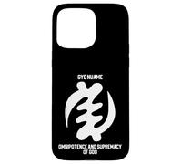 Gye Nyame omnipotencia y supremacía de Dios Carcasa para iPhone 15 Pro MAX