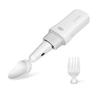 GYENNO Bravo Twist Parkinson Spoon for Hand Tremor, Steady Spoon with Self Stabilizing Smart Lift Kit for Parkinsons Patients,Partable and Great Size,Spoon and Fork Kits
